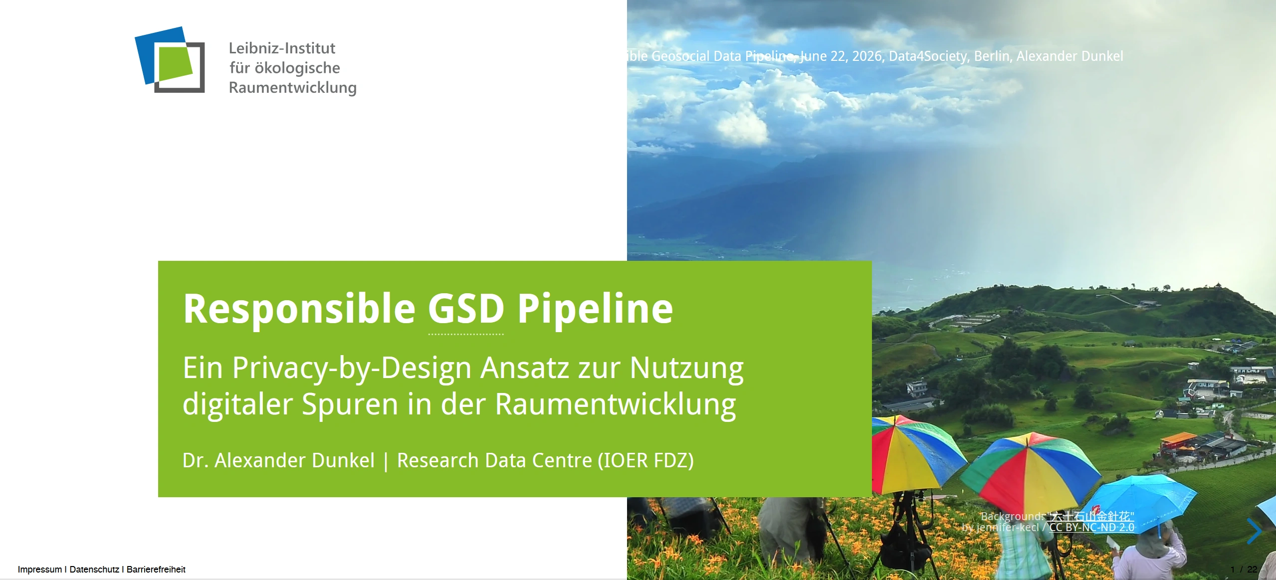 Title Slide: Responsible Geosocial Data Pipeline